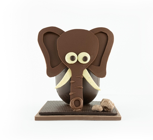 Elefante. Mona de Pascua de Chocolate BIO