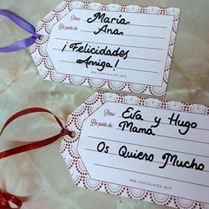 Nota de Regalo Personalizada