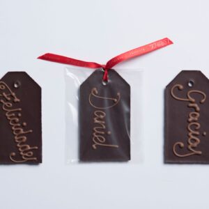 Tarjeta Personalizada de Chocolate Negro BIO&FT - SIN GLUTEN