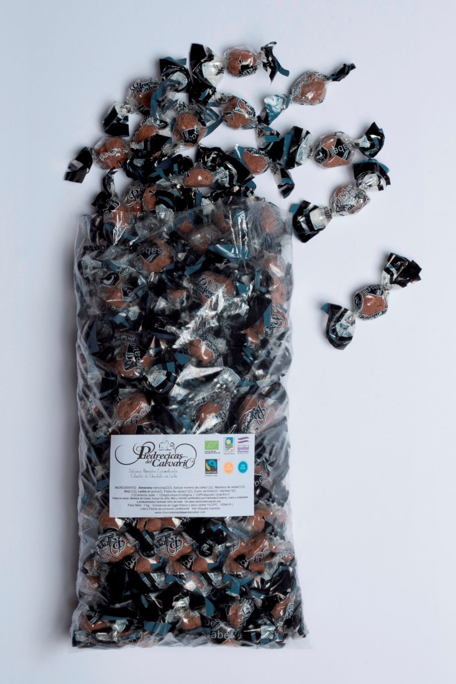 PIEDRECICAS del Calvario BIO&FT. Dulce de Almendras. 1kg.