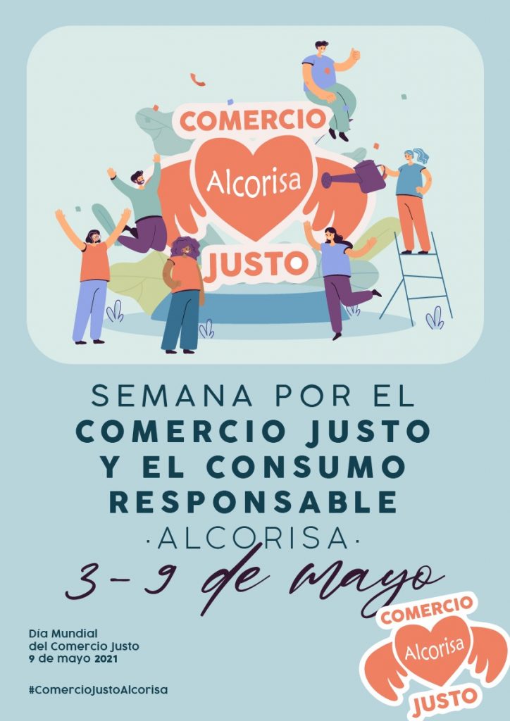 cartel semana por el comercio justo en alcorisa