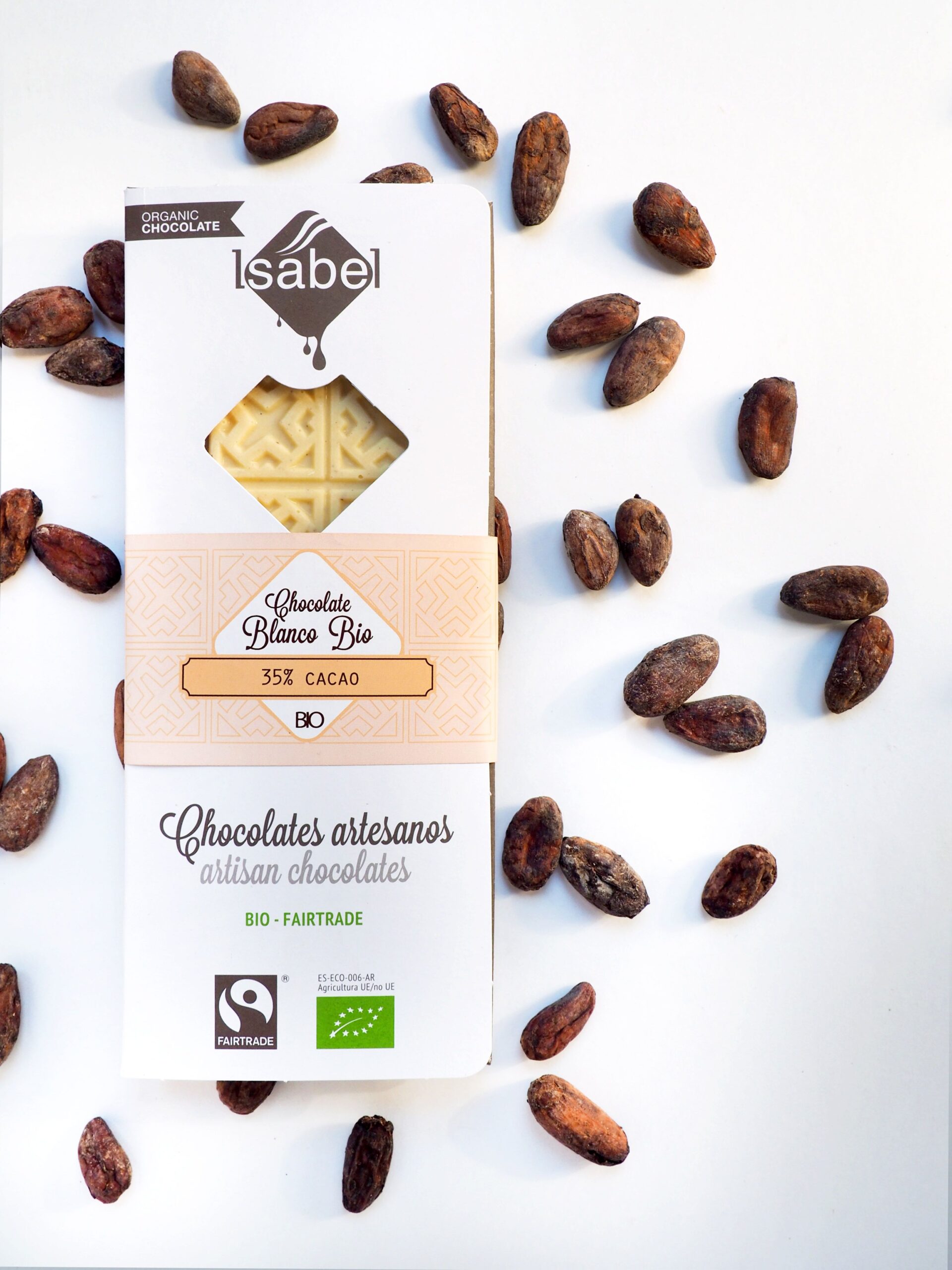Tableta Chocolate Blanco 35% BIO y Ecológica 3