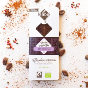 Tableta de Chocolate BIO Negro con Especias - FAIRTRADE