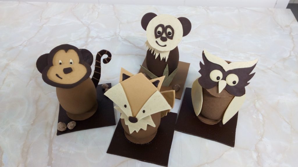 monas de pascua ecologicas - varios animales en peligro de extinción