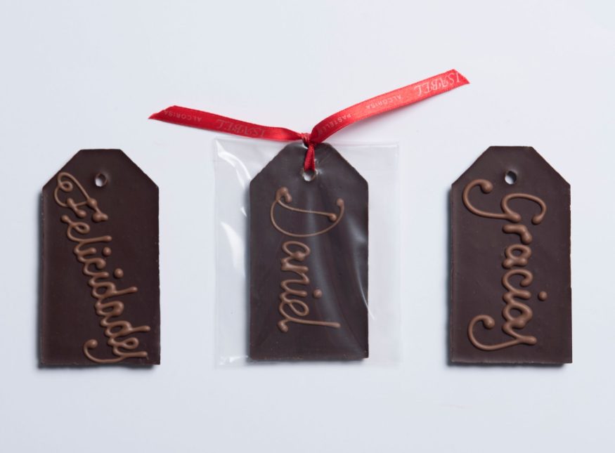 Tarjeta Cchocolate Negroy de Leche, Personalizada