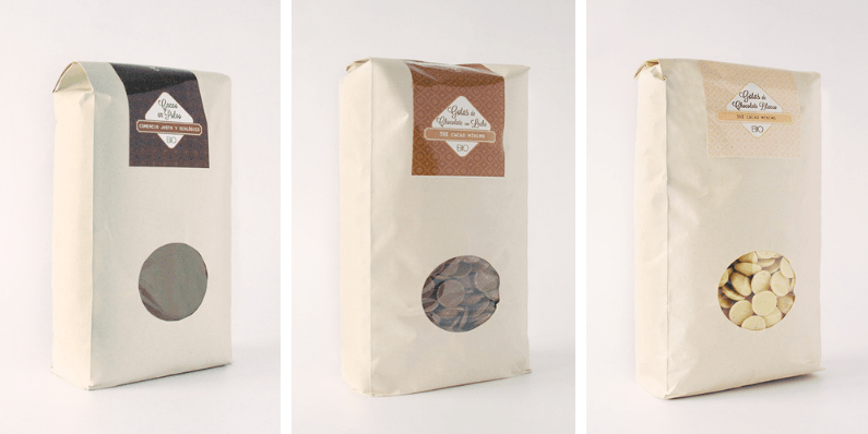 envases biodegradables chocolates cocinar