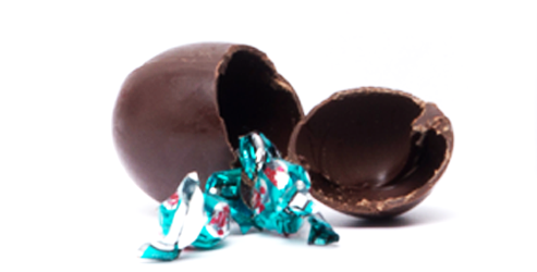 Huevos de chocolate sorpresa