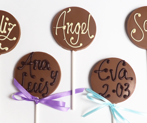 Piruletas de Chocolate