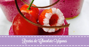 Recetas para chocolates veganos